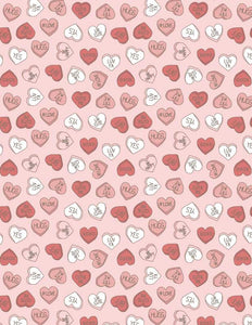 Pink Valentine's Day Digital Papers and Card Making Kit