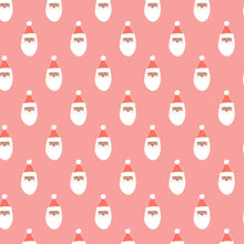 Load image into Gallery viewer, Pattern Cutie - Repeating Seamless Pattern- Retro Christmas Santa - red
