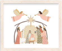 Load image into Gallery viewer, Joy to the World Nativity Christmas Wall Art Poster