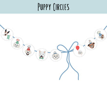 Load image into Gallery viewer, PUPPY PARTY AND POSTER COLLECTION - Birthday Puppies - blue