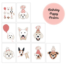 Load image into Gallery viewer, PUPPY PARTY AND POSTER COLLECTION - Birthday Puppies - pink