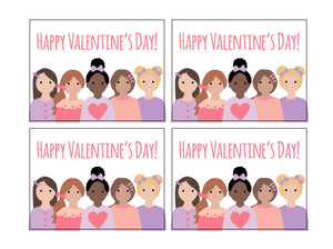 Bow Girls Valentine/Galentine Cards