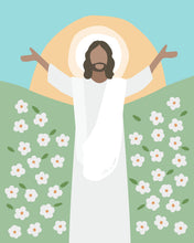 Load image into Gallery viewer, He is Risen wall art posters and cards