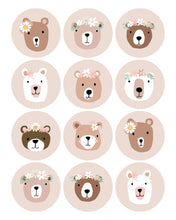 Load image into Gallery viewer, Teddy Bear Party - circles