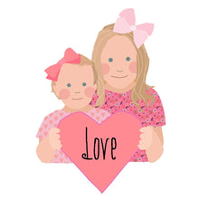 Load image into Gallery viewer, Custom Valentine Cards - two people/pets