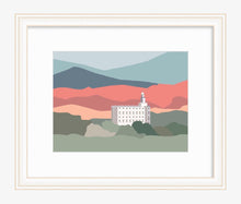Load image into Gallery viewer, St George Utah LDS Temple wall art