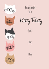 Load image into Gallery viewer, Kitty Cat Party Invitations