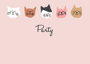 Kitty Cat Party Invitations