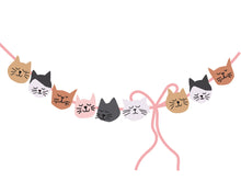 Load image into Gallery viewer, Kitty Cat Party Banner Circles