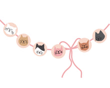 Load image into Gallery viewer, Kitty Cat Party Banner Circles