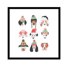 Load image into Gallery viewer, Puppy Dogs in Hats group wall art