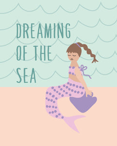 Mermaid Decor and Birthday Party Posters