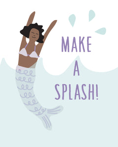 Mermaid Decor and Birthday Party Posters