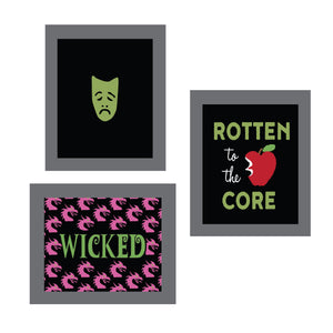 Wicked Rotten to the Core Party Posters
