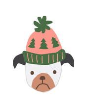 Load image into Gallery viewer, Christmas Holiday Puppy Dogs in Hats for Wall and Party Decor