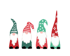 Christmas Holiday Gnomes to make your walls happy!