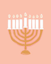 Load image into Gallery viewer, Happy Hanukkah Wall Art