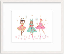Load image into Gallery viewer, Christmas Holiday Nutcracker Ballerina Group Wall Art Poster