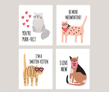 Load image into Gallery viewer, Kitty Cat Valentines Cards