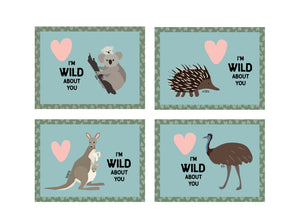 Australian Wildlife Valentine Cards