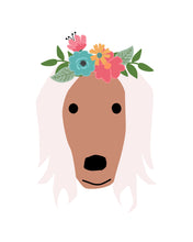 Load image into Gallery viewer, Puppy Dog Faces With Flower Crowns Posters - for party and wall decor