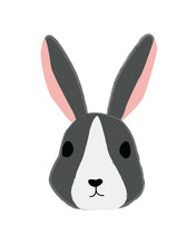 Load image into Gallery viewer, Bunny Rabbit Faces Illustrations - art for party and wall decor