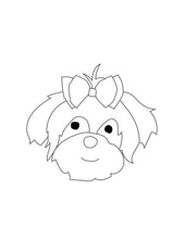 Load image into Gallery viewer, Patriotic 4th of July Puppy Dog Faces Coloring pages