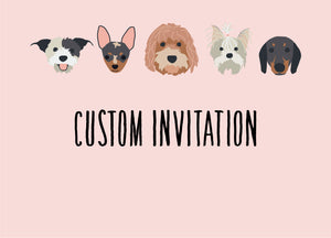 Customization ADD ON for Party Invitations and posters