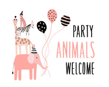 Load image into Gallery viewer, Wild Animals Party Pack - pink