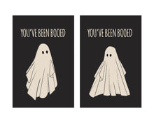 Load image into Gallery viewer, Vintage Halloween You&#39;ve been Booed Cards and Tags