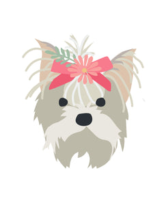 New Puppy Dog Faces 2.0 With Flower Crowns Posters - for party and wall decor