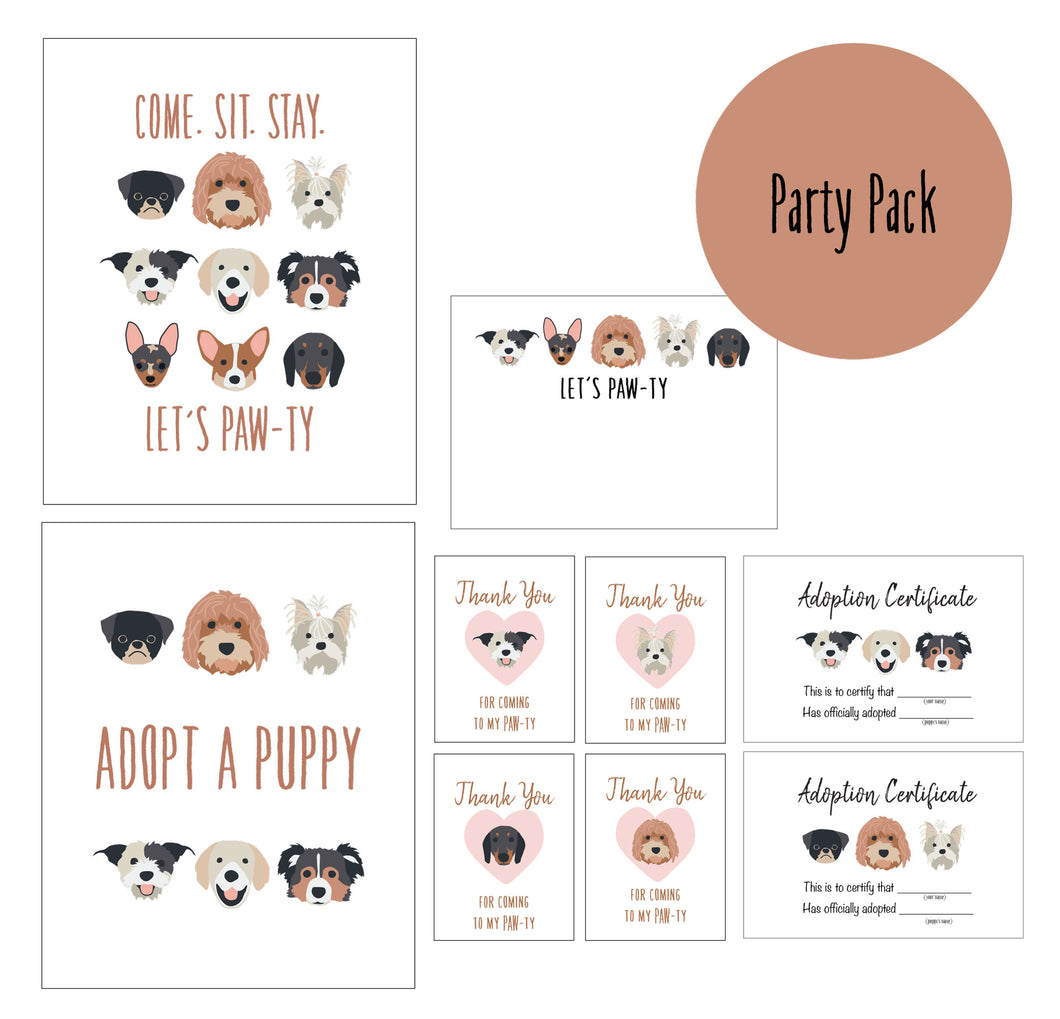 PUPPY PARTY AND POSTER COLLECTION - New 2.0 Puppies