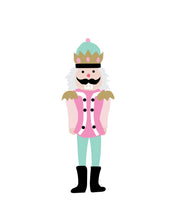 Load image into Gallery viewer, Christmas Holiday Nutcracker Wall Art Posters in Pastels