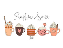Load image into Gallery viewer, Pumpkin Spice Illustration Posters