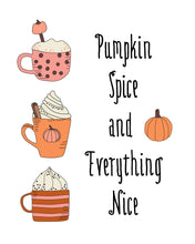 Load image into Gallery viewer, Pumpkin Spice Illustration Posters