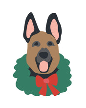 Load image into Gallery viewer, Christmas Holiday Puppy Dog Faces - New