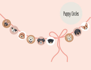 PUPPY PARTY AND POSTER COLLECTION - New 2.0 Puppies with pink