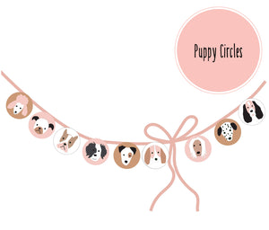 PUPPY PARTY AND POSTER COLLECTION - Original Puppies in Pink