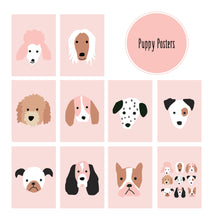 Load image into Gallery viewer, PUPPY PARTY AND POSTER COLLECTION - Original Puppies in Pink
