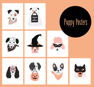 PUPPY PARTY AND POSTER COLLECTION - Halloween Pups