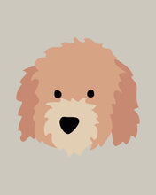 Load image into Gallery viewer, Puppy Faces posters - gray background