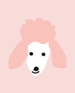 Puppy Posters with Original Puppies in pink