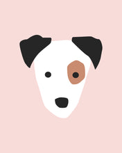 Load image into Gallery viewer, Puppy Posters with Original Puppies in pink