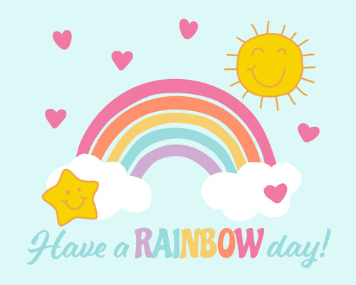 A 'Beary' Rainbow Sun Stars Clouds Hearts Party Pack