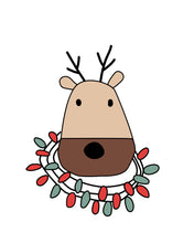 Load image into Gallery viewer, Santa&#39;s Reindeer Christmas Holiday Wall Art Posters