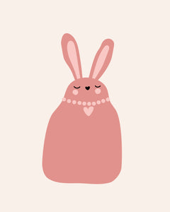 Hoppy Easter Bunnies - pink