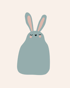 Hoppy Easter Bunnies - Blue