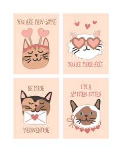 Smitten Kitten Valentine Cards