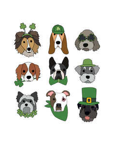 St. Patrick's Day Puppy posters