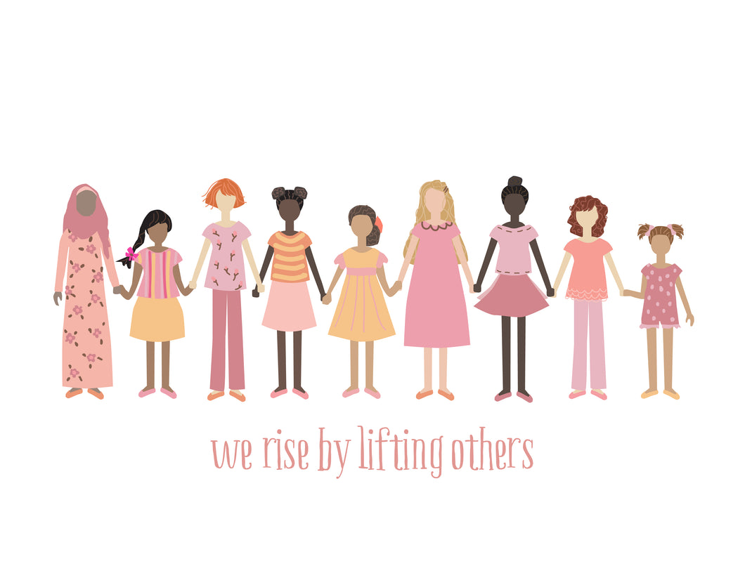 We Rise By Lifting Others Wall Art